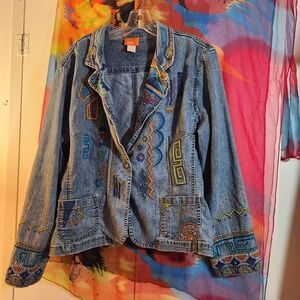 Embroidered Denim Jacket